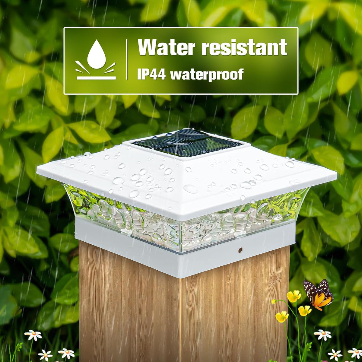 VOLISUN waterproof solar cap lights durability and weather resistance