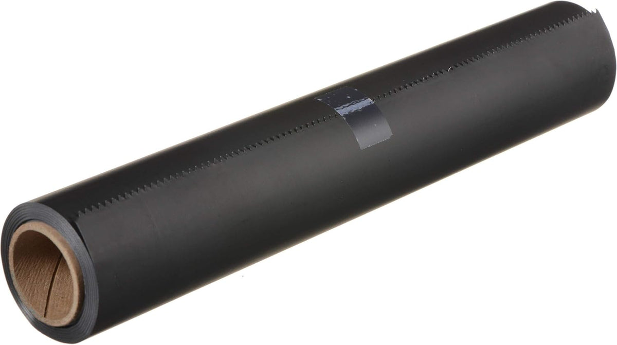Rosco matte black cinefoil roll front view photography