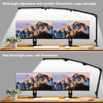 Ailbton black desk lamp displayed in a modern home office