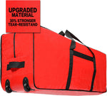 HOMEST holiday tree storage bag featuring reinforced carrying handles