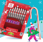 Red and white classic peppermint holiday treats for festive decorations.