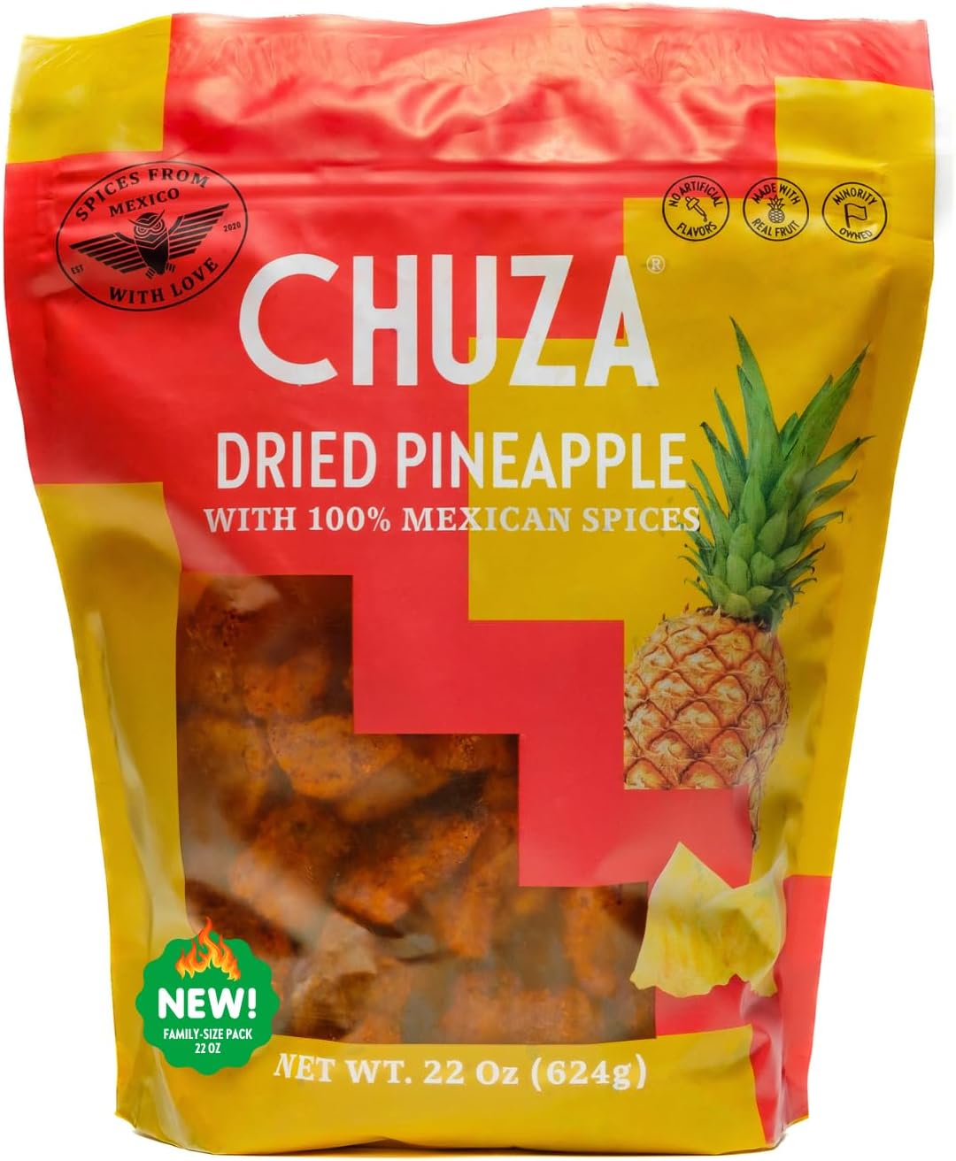 CHUZA Spicy Dried Strawberry Snacks Bites (4.5 oz. Pack of 2) - Mexican Candy Style Sweet Chili Dried Strawberries, with Chili Seasoning, Chili Powder, Fruit Snacks, Spicy Snacks - Image 13