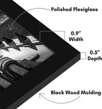 Americanflat poster frame with polished plexiglass cover