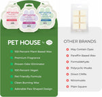 USA imported pet friendly home fragrance packaging back view.