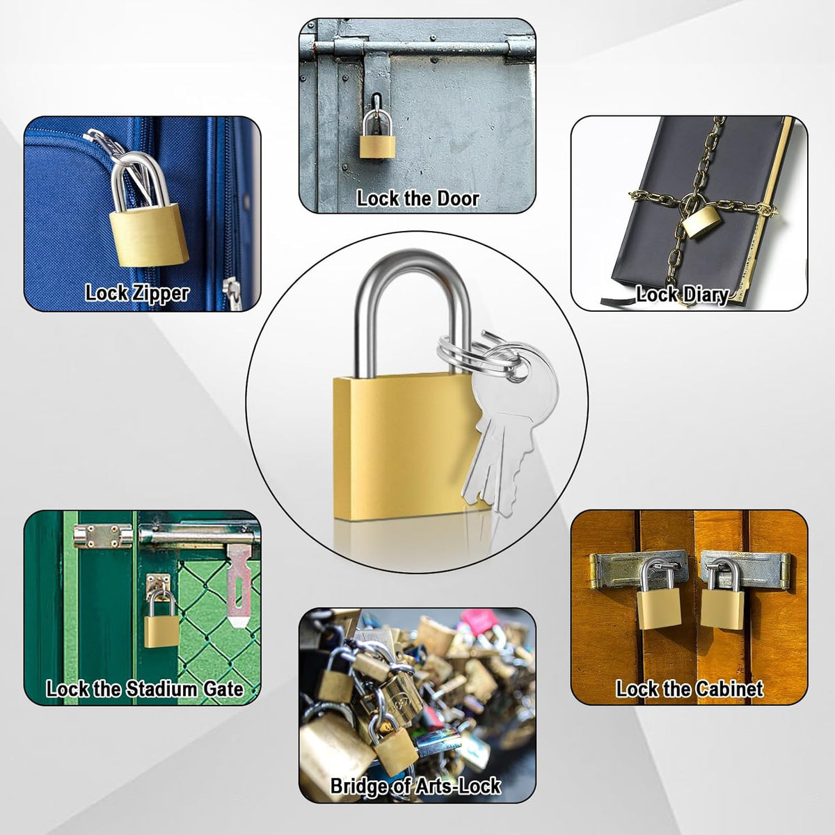 Lockwise gym locker lock packaged set layout