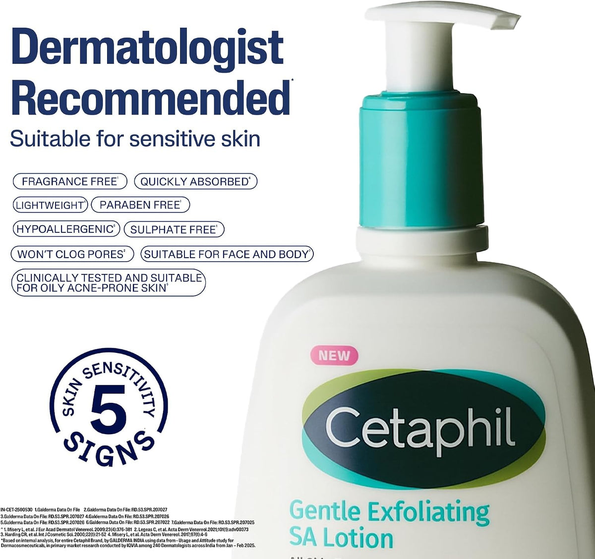 Cetaphil Gentle Exfoliating SA Lotion 236ml | Daily Moisturizer with Salicylic Acid, Mandelic Acid & Gluconolactone | Hydrates, Smoothens & Renews Skin | Dermatologist Recommended Brand - Image 9
