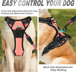 BARKBAY dog vest harness showing back metal leash clip and handle