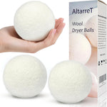 Voglux wool dryer balls three pack front view eco friendly fabric softener