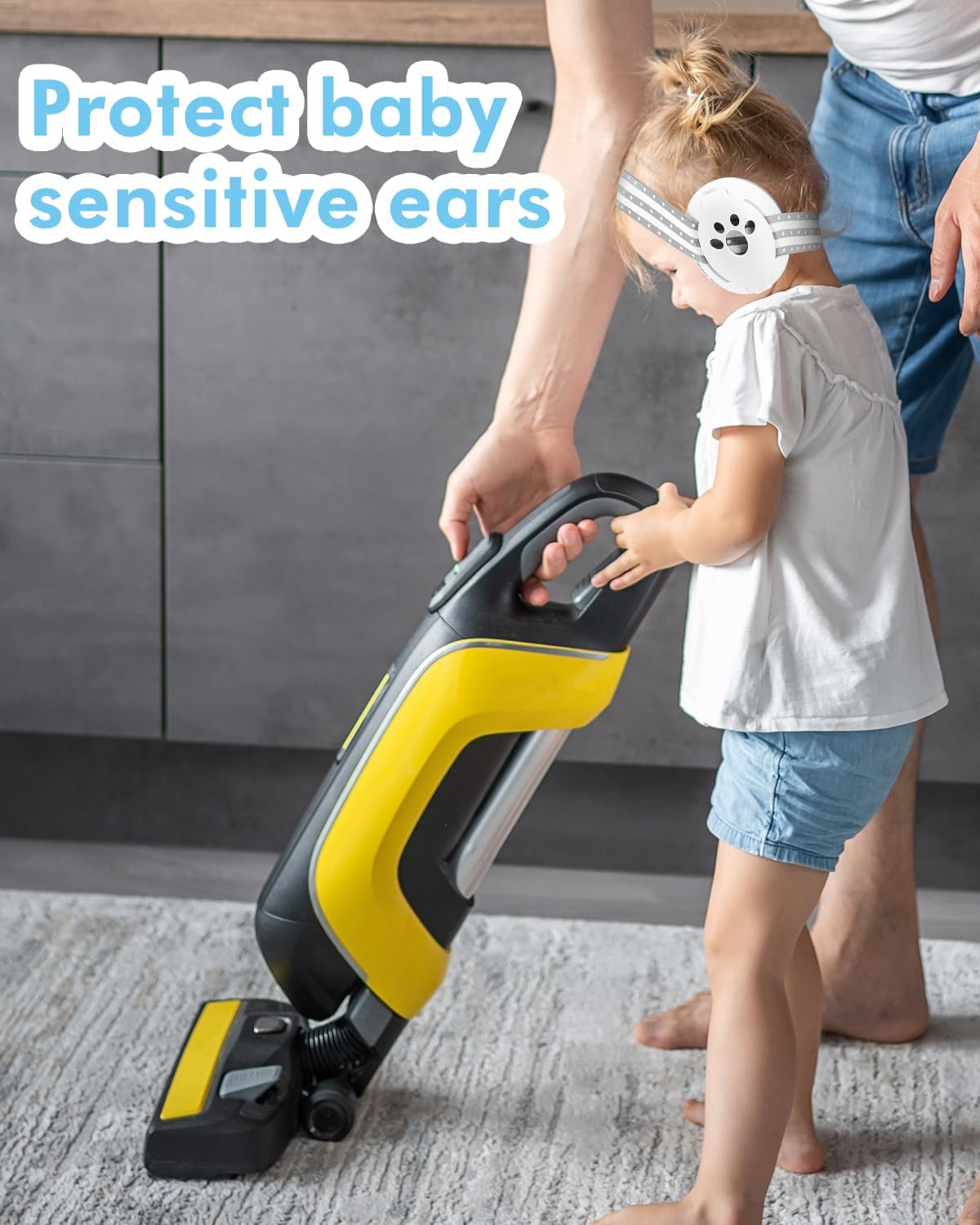 Nectar Baby ear protection shown folded compactly for travel