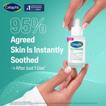 Cetaphil Soothing CICA serum packaging box and bottle layout