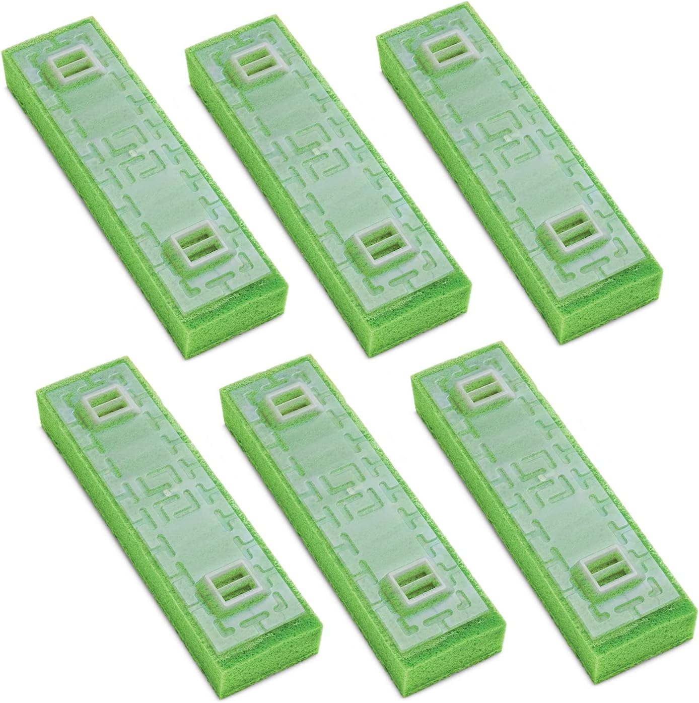 Libman Commercial Scrubster Mop Refill Case of 6 front view for premium hard floor maintenance.