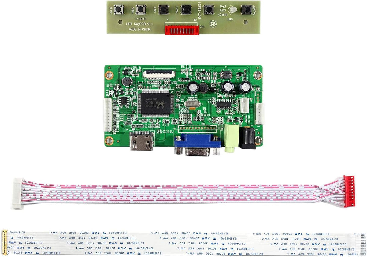 LCDBOARD LCD driver board input ports including HDMI and VGA
