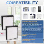 Side angle of Essick Air compatible replacement filter