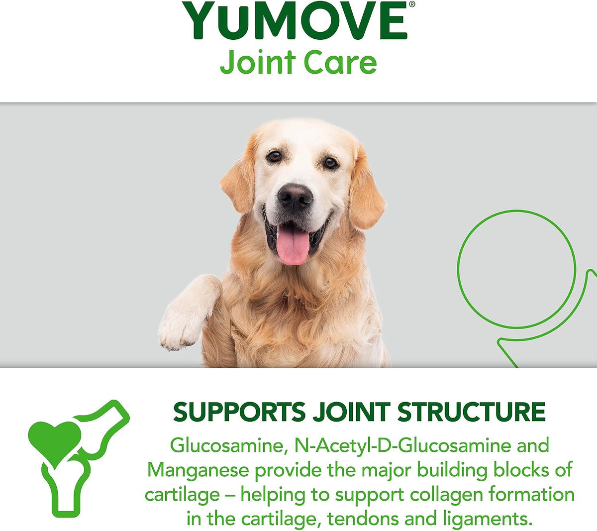 YuMOVE senior dog green lipped mussel mobility supplement