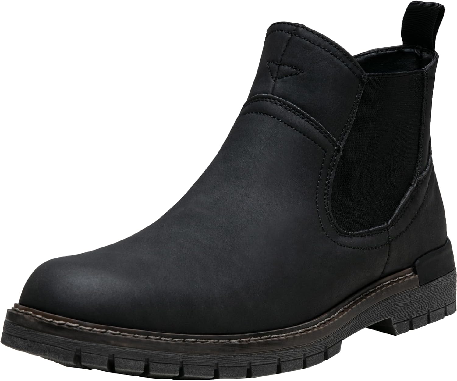 Jousen men's Chelsea boots front view casual slip on ankle footwear