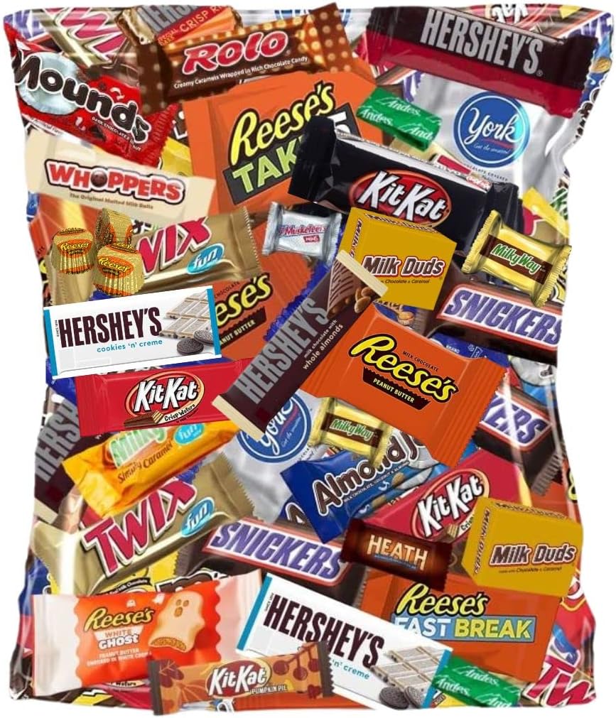 River Finn Organics four pound chocolate variety pack showing assorted wrapped minis