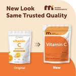Micro Ingredients ascorbic acid powder supplement pouch back label