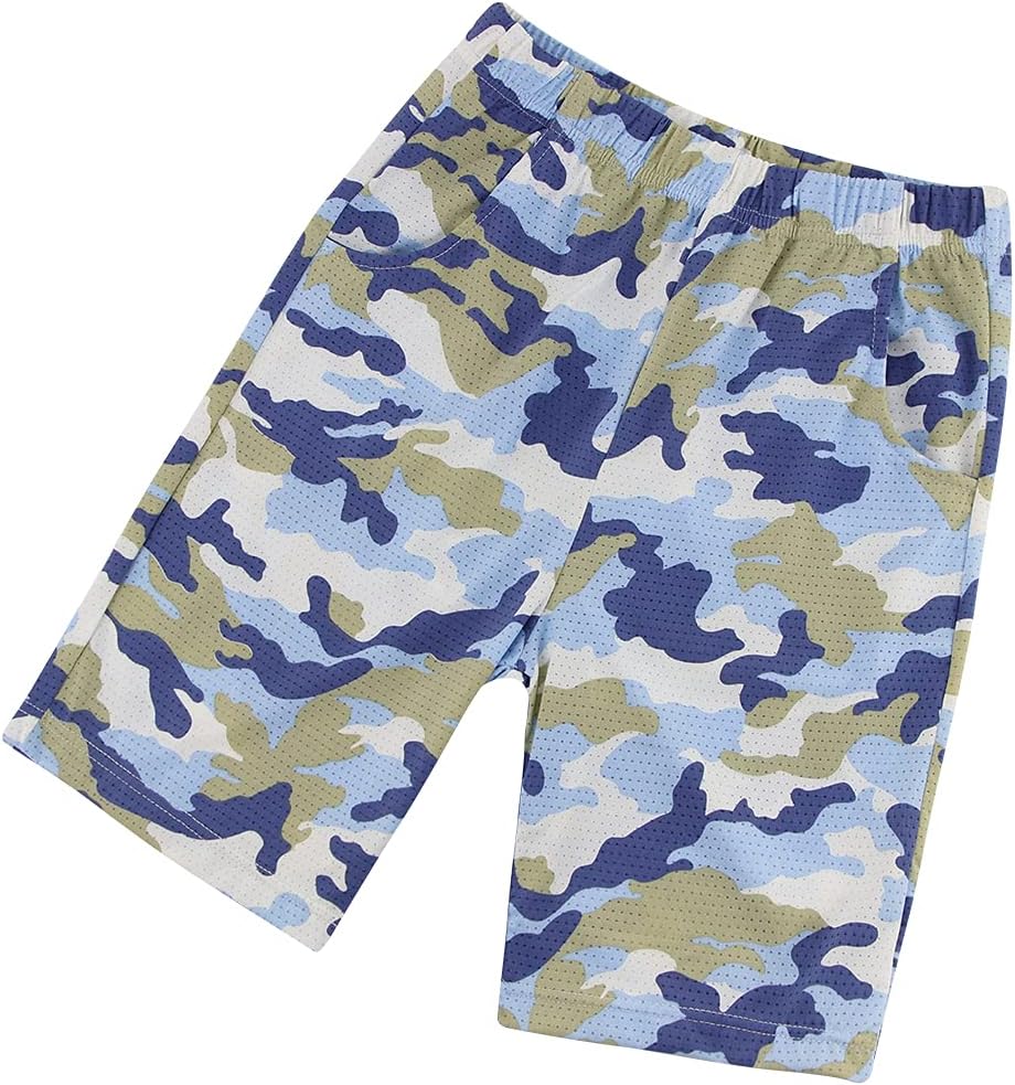 KISBINI Boys Athletic Shorts with Pockets Sport Active Camo Shorts - Image 10