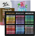 Mont Marte Extra Soft Oil Pastels 72pc, Assorted Bright Colors, Vibrant and Buttery, Versatile Art Pastels for Blending, Layering & Shading, Ideal for Art, Craft, Coloring and Sketching - Image 10