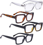 LUR tortoise pattern square frame shown in natural lighting