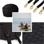 Leader Accessories ergonomic kayak seat side profile