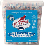Red Bird Cotton Candy Puff Mints, Individually Wrapped Soft Candy, 52 oz Bulk Tub - Top 9 Allergen Free, Made with Pure Cane Sugar - Image 9