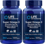 Life Extension Super Omega-3 EPA/DHA Fish Oil, Sesame Lignans & Olive Extract - Heart Health, Brain Health, Inflammation Health Support, Cholesterol Health Support, Gluten-Free, Non-GMO, 60 Softgels - Image 13