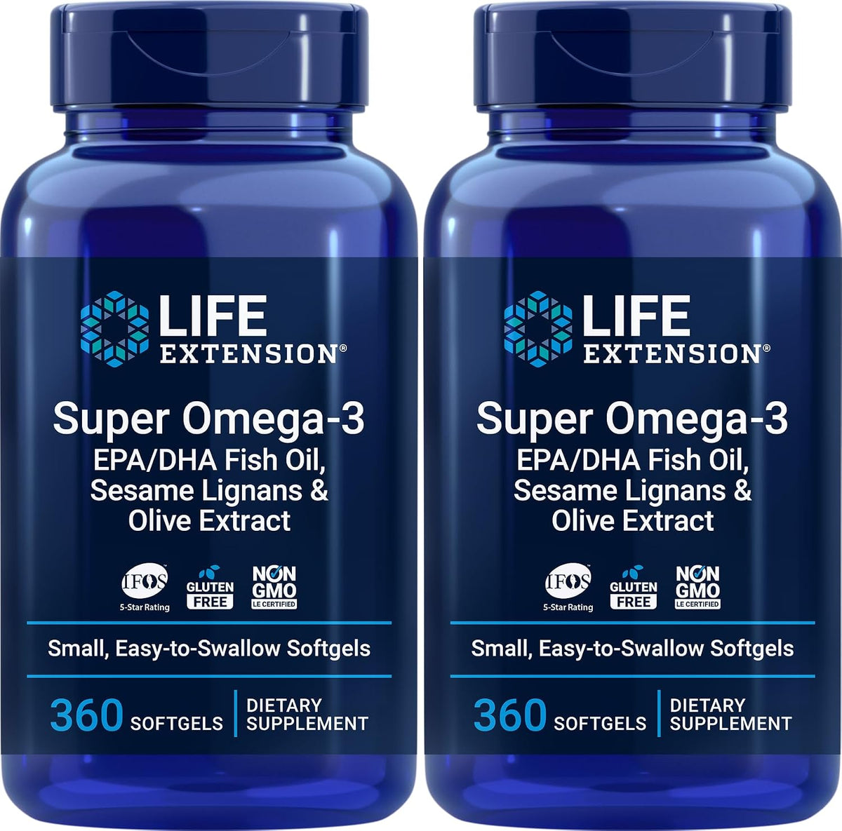 Life Extension Super Omega-3 EPA/DHA Fish Oil, Sesame Lignans & Olive Extract - Heart Health, Brain Health, Inflammation Health Support, Cholesterol Health Support, Gluten-Free, Non-GMO, 60 Softgels - Image 13