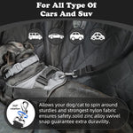 Close up of Bwogue heavy duty pet seat belt buckle