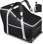 Infant Car Seat Travel Bag Backpack for Airplane, Fits Doona Car Seat Stroller and Base, Padded Carseat Cover for Air Travel, Nuna Pipa Car Seat Travel Bag with Wheels - Image 1