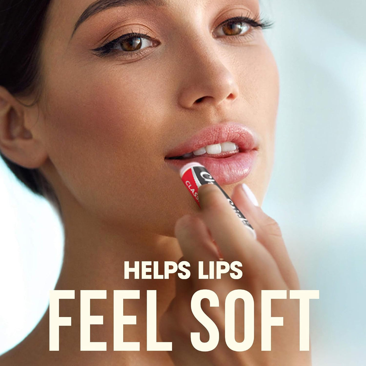 ChapStick Classic strawberry flavor ingredients label view