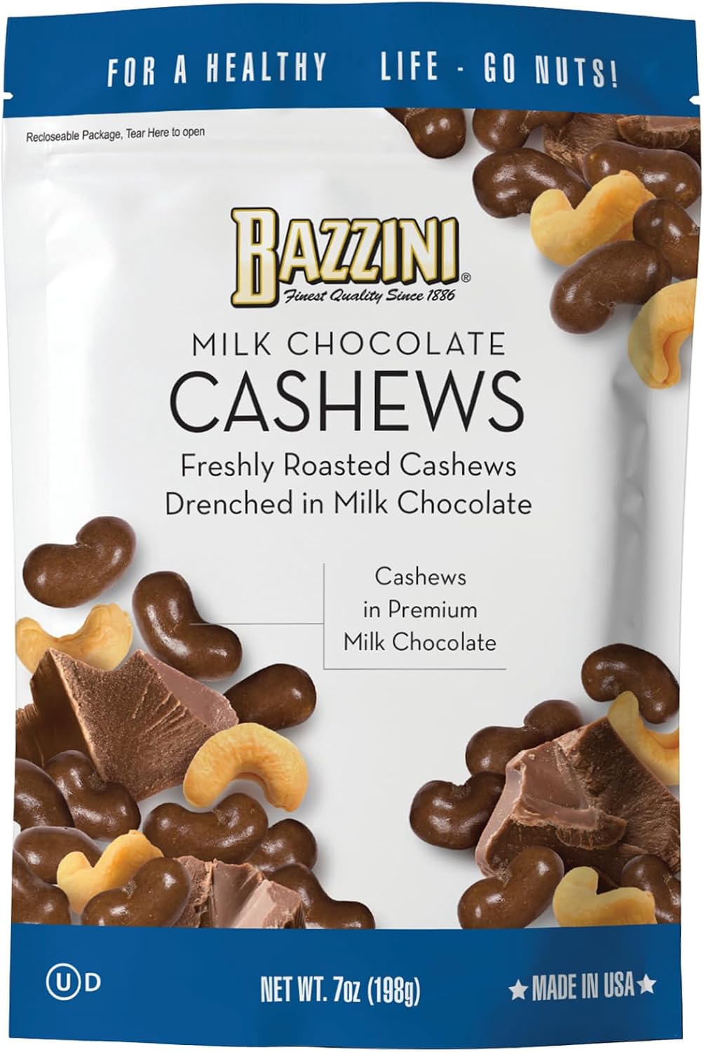 Bazzini Dark Chocolate Pecans, Gourmet Pecans Coated in Rich Dark Chocolate, Kosher, Since 1886 Gourmet Nut Snack, Made in USA (7oz Pouch) - Image 9