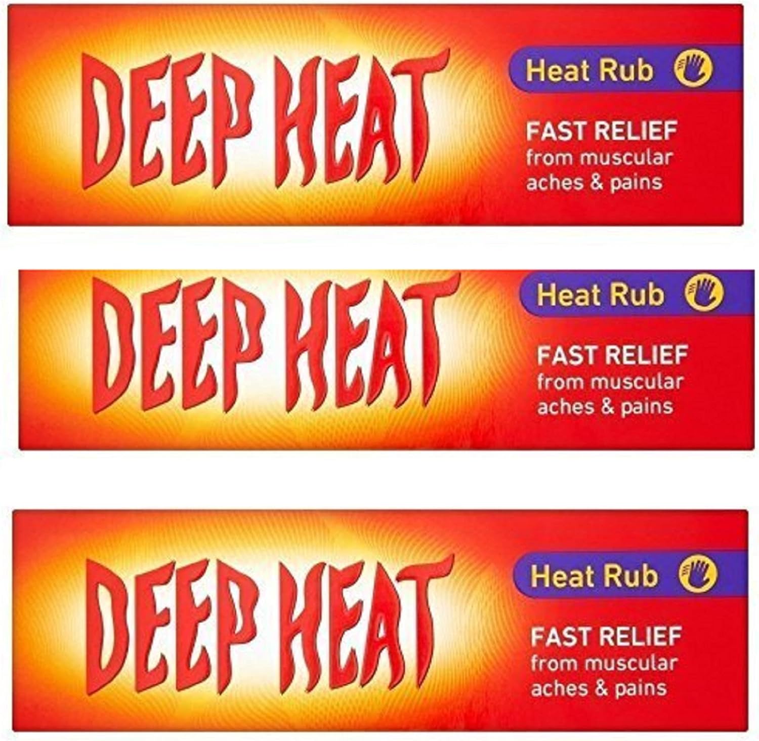 Deep Heat 3 X Heat Rub 100g (300g TOTAL) - Image 1