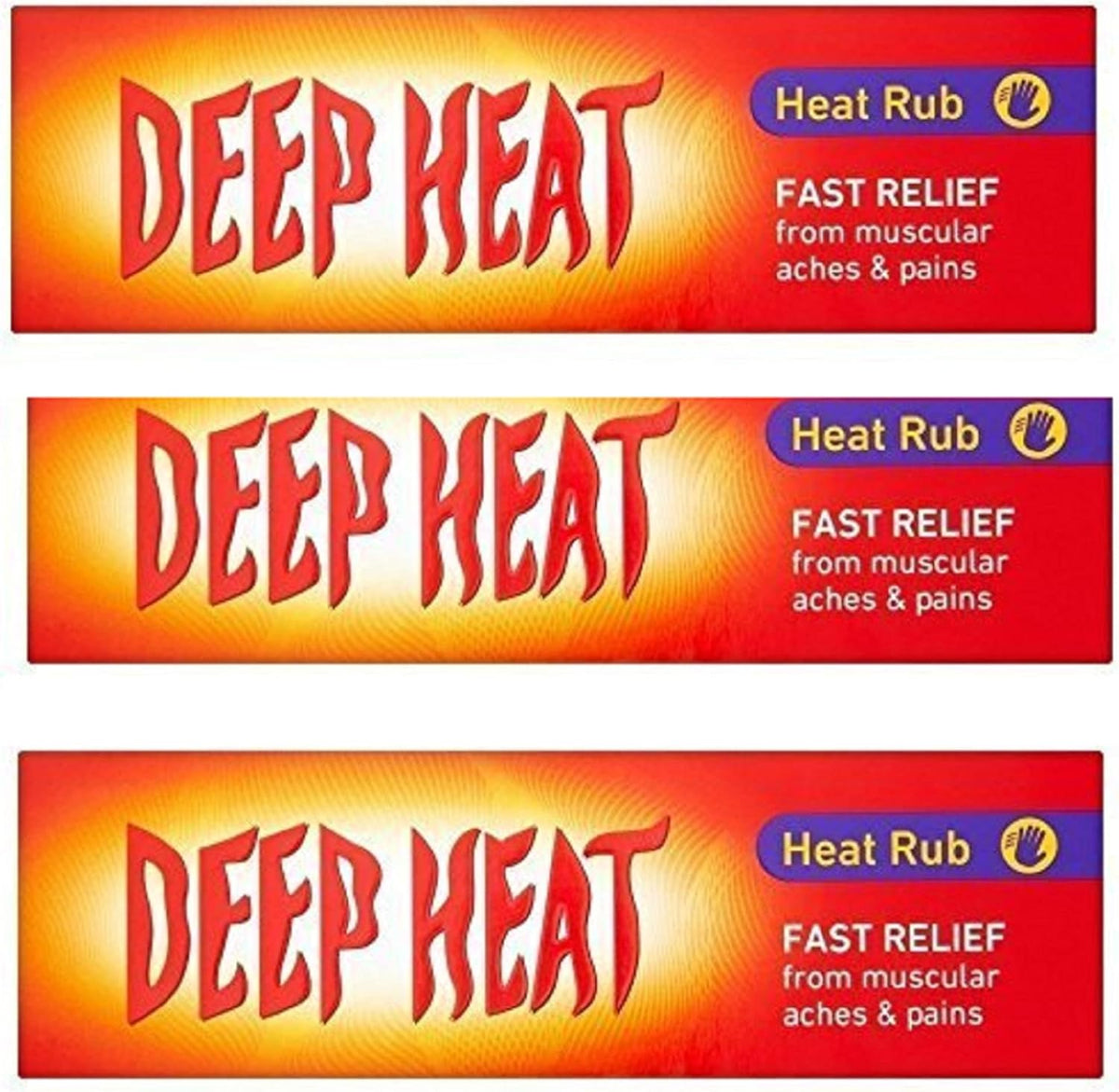 Deep Heat 3 X Heat Rub 100g (300g TOTAL) - Image 1