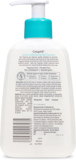 Cetaphil sa face wash packaging and cap details
