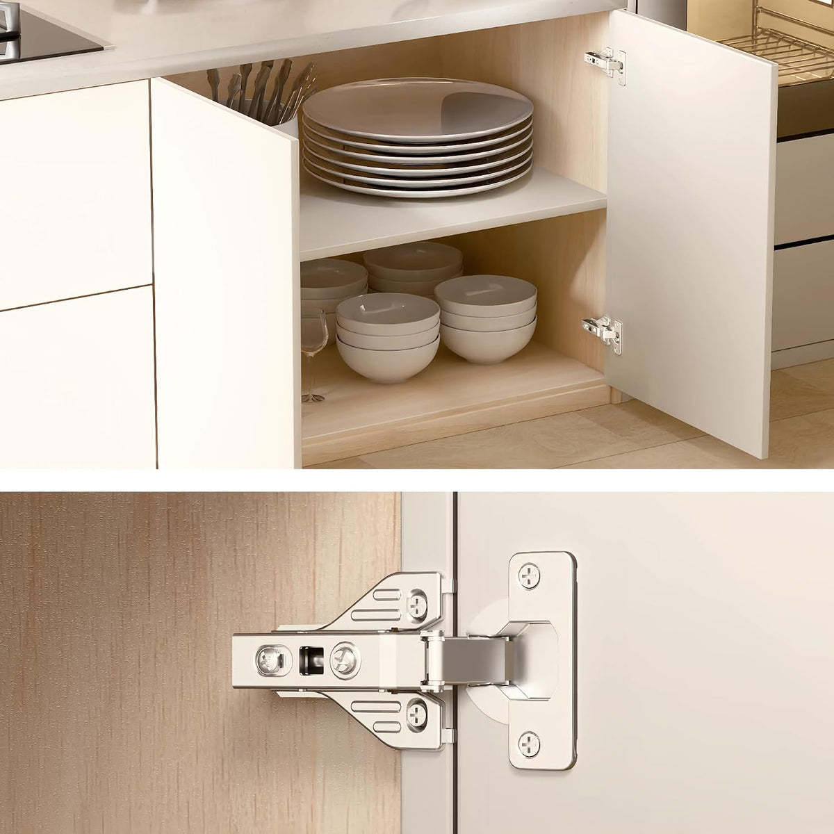 Luokim concealed cabinet door hinges side profile