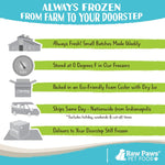 Raw Paws USA imported beef heart treats for pets