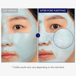 Tosowoong Real Blackhead Mud Mask application on nose area