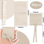 Sotiff jewelry packaging bags arranged to display envelope style design.