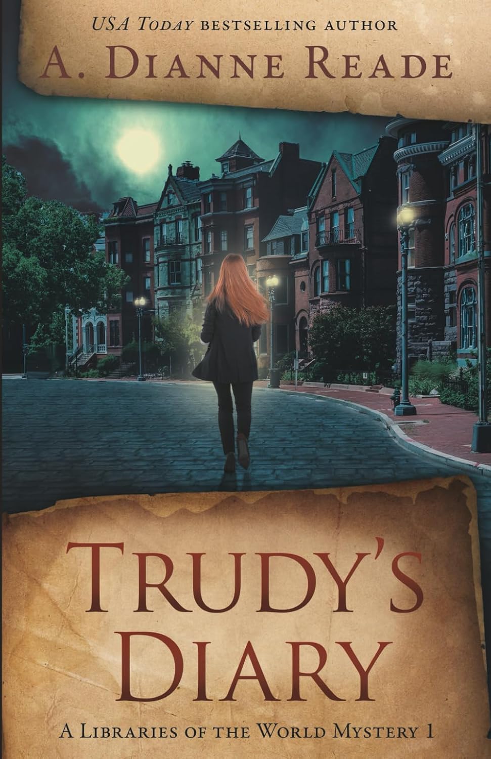 Amy M Reade Trudy's Diary paperback front view mystery book cover