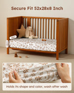 Unnivoll neutral baby sheets wrapped in 3-pack packaging