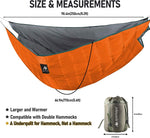 AYAMAYA 4 season underquilt packed in storage bag