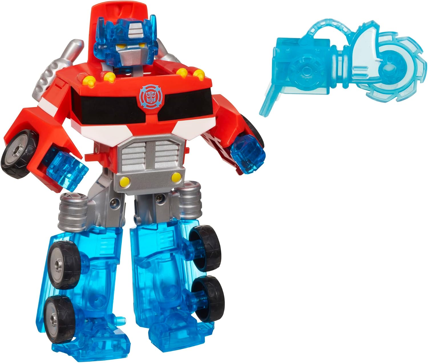 Transformers Playskool Heroes Rescue Bots Optimus Prime figure front view robot mode