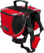 Polyester Dog Saddlebags Pack Hound Travel Camping Hiking Backpack Saddle Bag for Small Medium Large Dogs (Orange,M) - Image 9