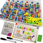 Koko Aroma 291-piece magnetic alphabet board set front view