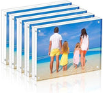 Meetu acrylic picture frame 4x6 front view desktop display