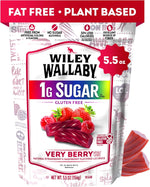 Wiley Wallaby Low Sugar Gluten Free Licorice | Soft Chewy Licorice | Watermelon and Very Berry Flavors | 5.5 Ounce | 2 Pack - Image 10