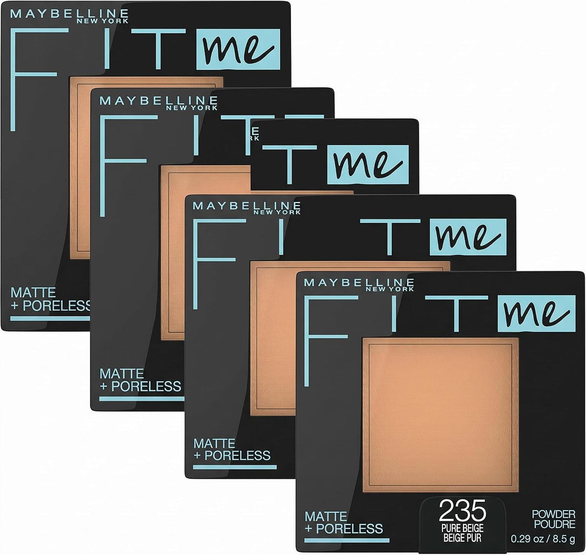 Maybelline Fit Me Matte + Poreless Pressed Face Powder Makeup & Setting Powder, Natural Tan, 1 Count - Image 14