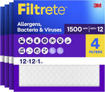 Filtrete 12 By 12 By 1 Inches Air Filter Front View For Clean Indoor Air