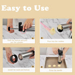 Piping nozzles and icing tips for cake and cupcake decoration